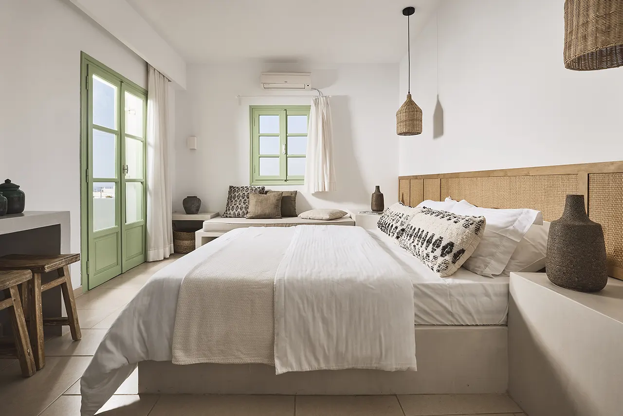 Deluxe Δίκλινο Δωμάτιο με Πλαϊνή Θέα στη Θάλασσα - Πρώτος (No 6)